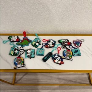 14 Kids Fun Keychain Set - Multicolor